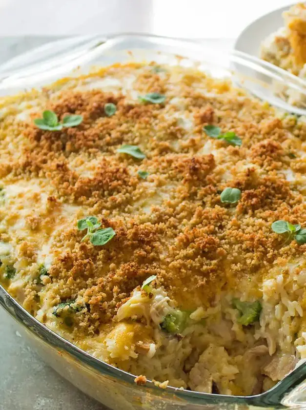 Leftover Turkey Rice Casserole