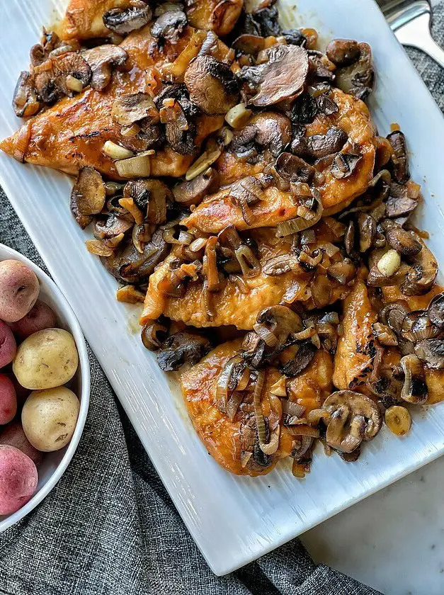 Lightened-Up Chicken Marsala