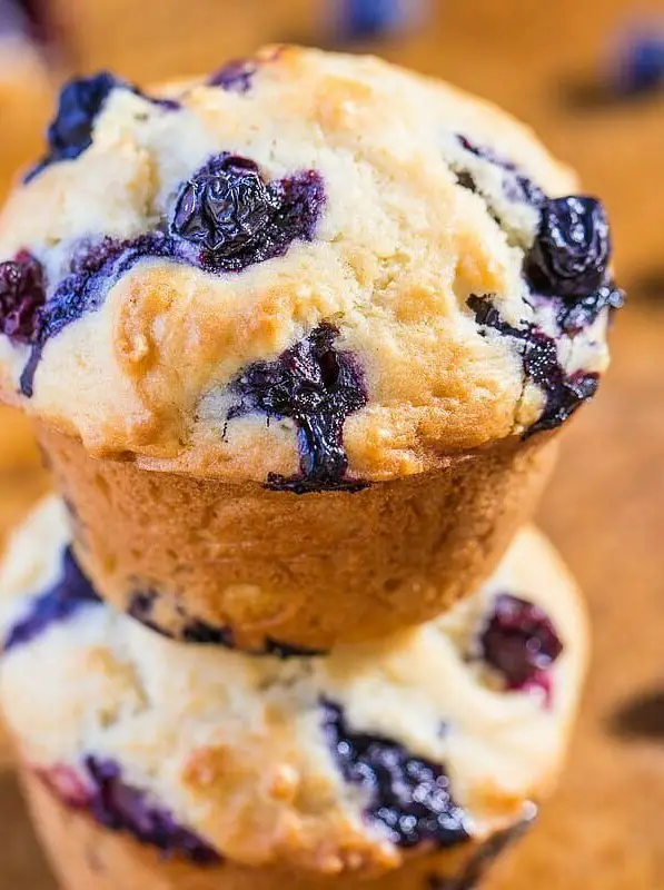 Skinny Blueberry Muffins