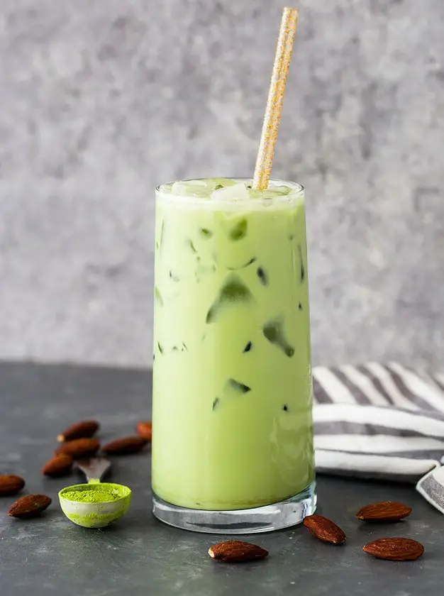 Iced Matcha Green Tea Latte