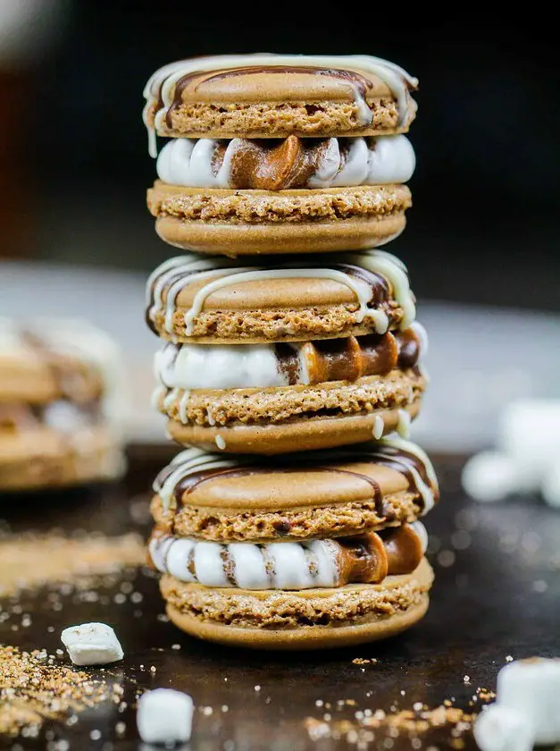 Hot Cocoa Macarons