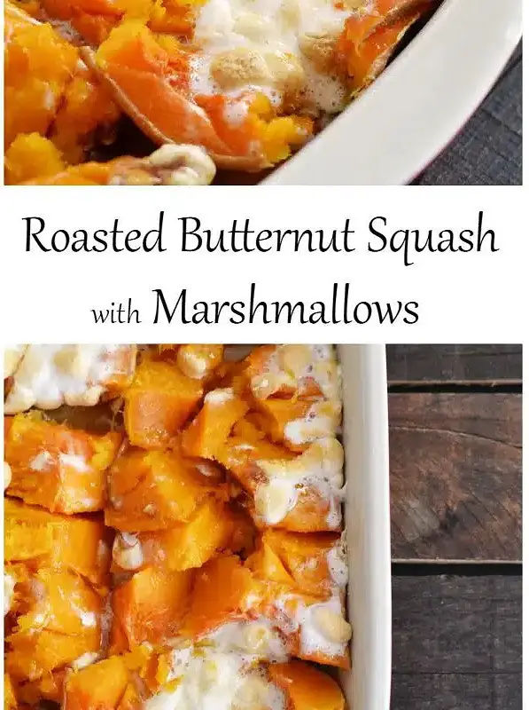 Sweet Butternut Squash with Marshmallows