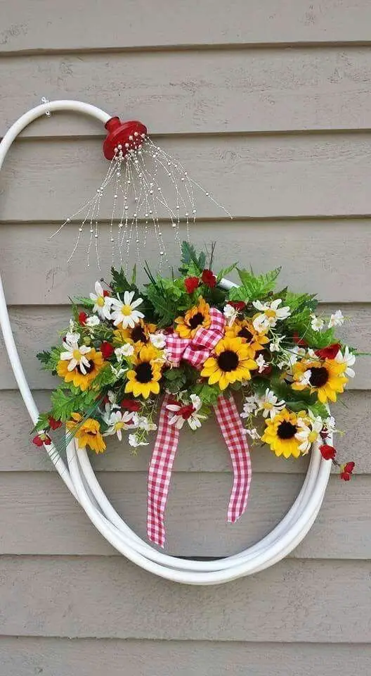 WATER HOSE WREATH