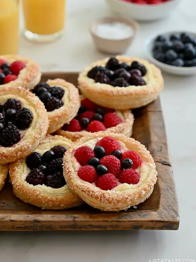 Fruit and Cream Cheese Breakfast Pastries