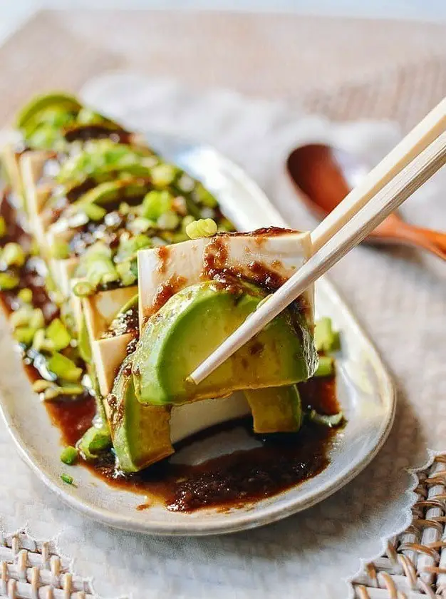 Tofu Avocado Salad