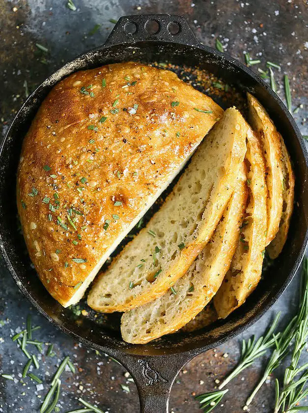 No Knead Rosemary Bread