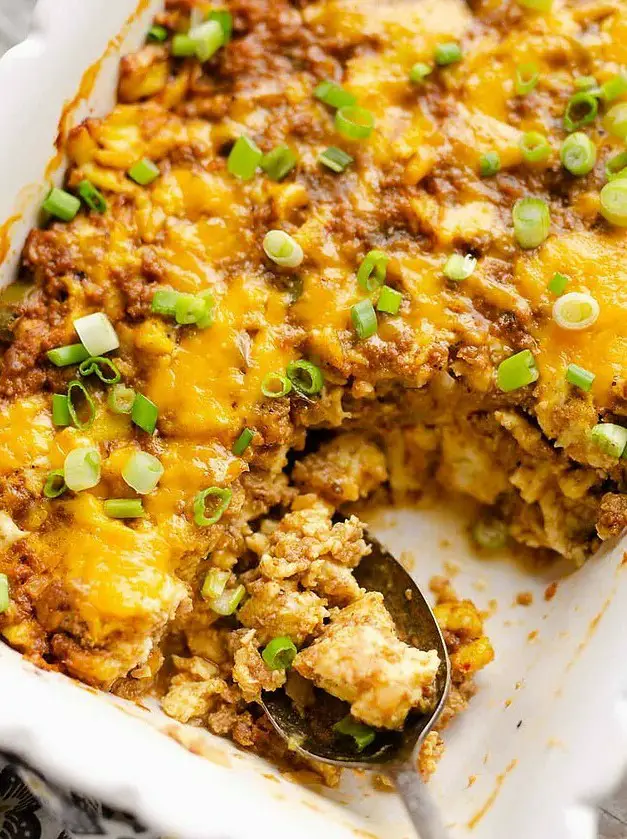 Light Mexican Breakfast Casserole