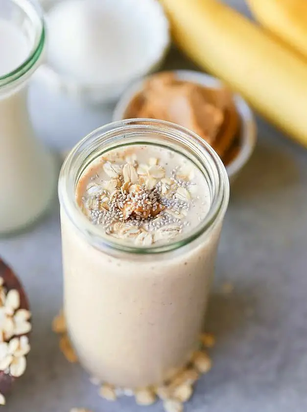 Almond Butter Chia Smoothie