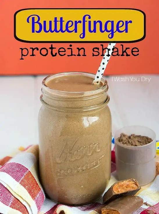 Butterfinger Protein Shake