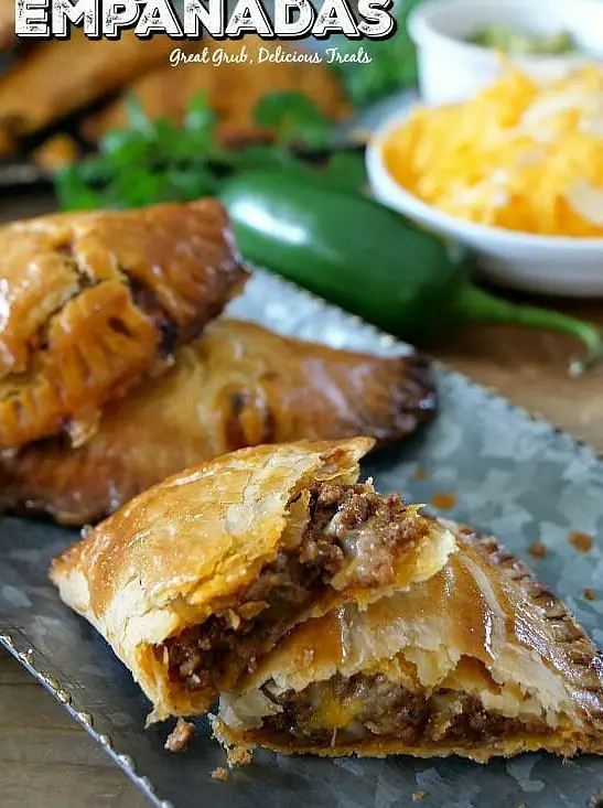 Cheesy Ground Beef Empanadas