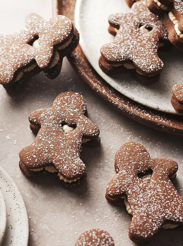 Gingerbread Sandwich Cookies