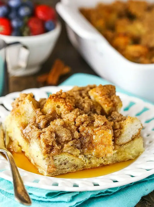 Overnight Cinnamon Baked French Toast Casserole