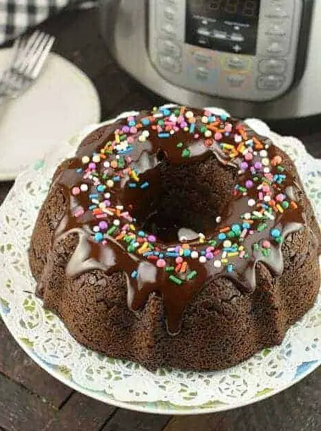 Instant Pot Chocolate Bundt Cake