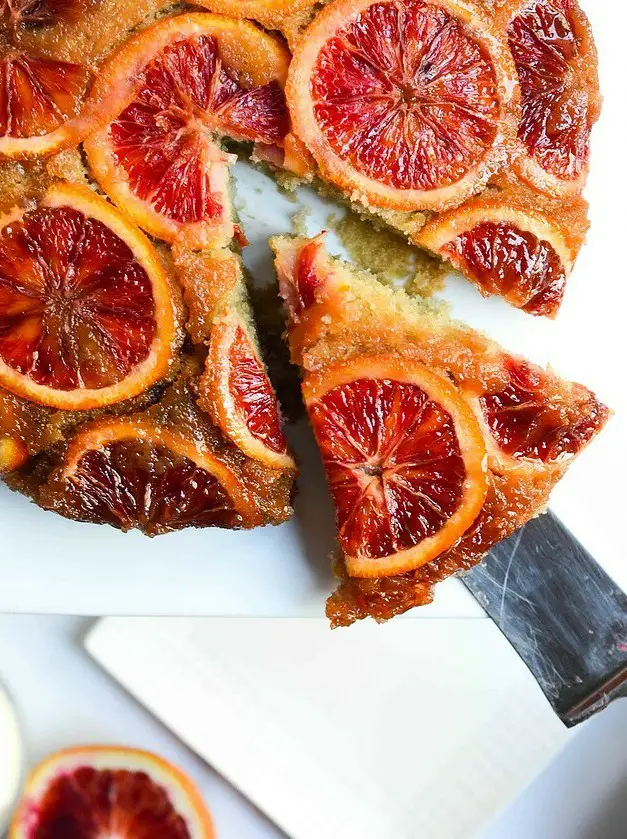 Blood Orange Upside Down Cake