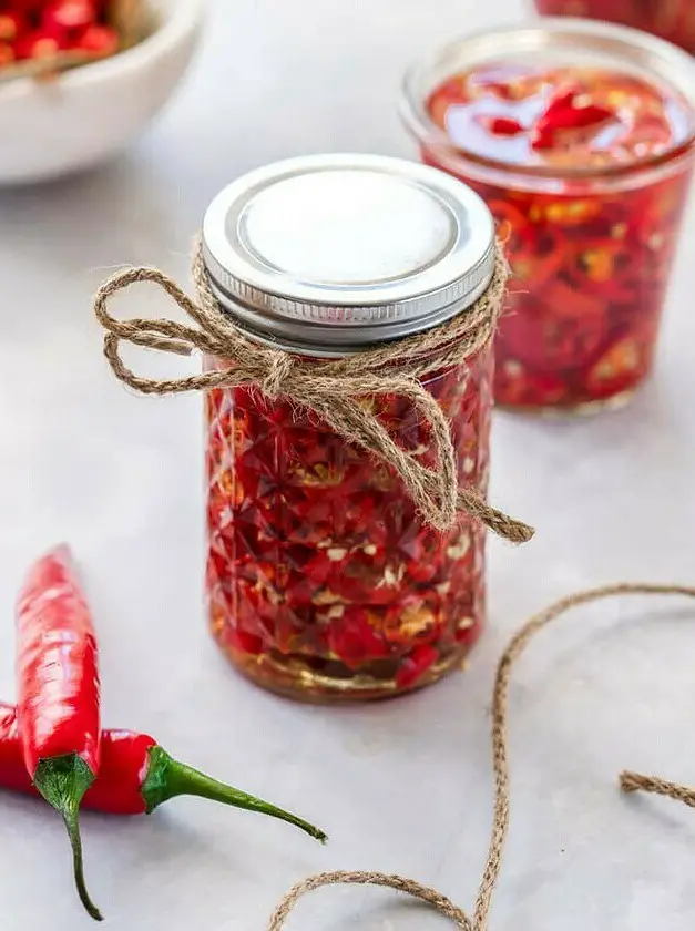 Preserved Chillies in Oil