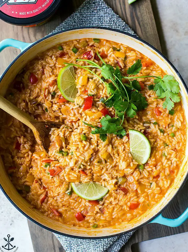 Cheesy Queso Fiesta Rice