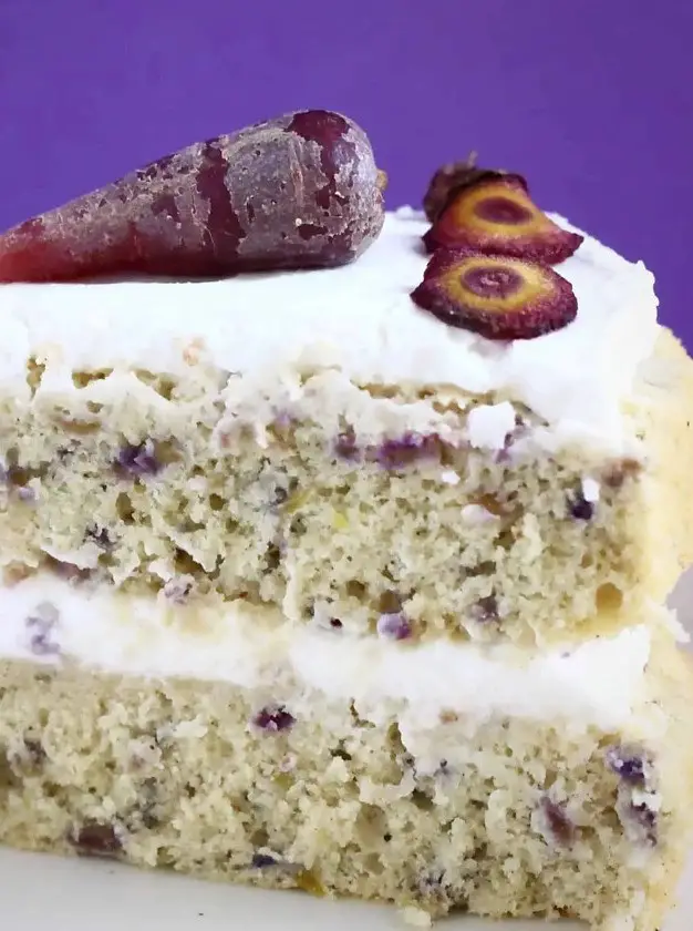 Gluten-Free Vegan Purple Carrot Cake