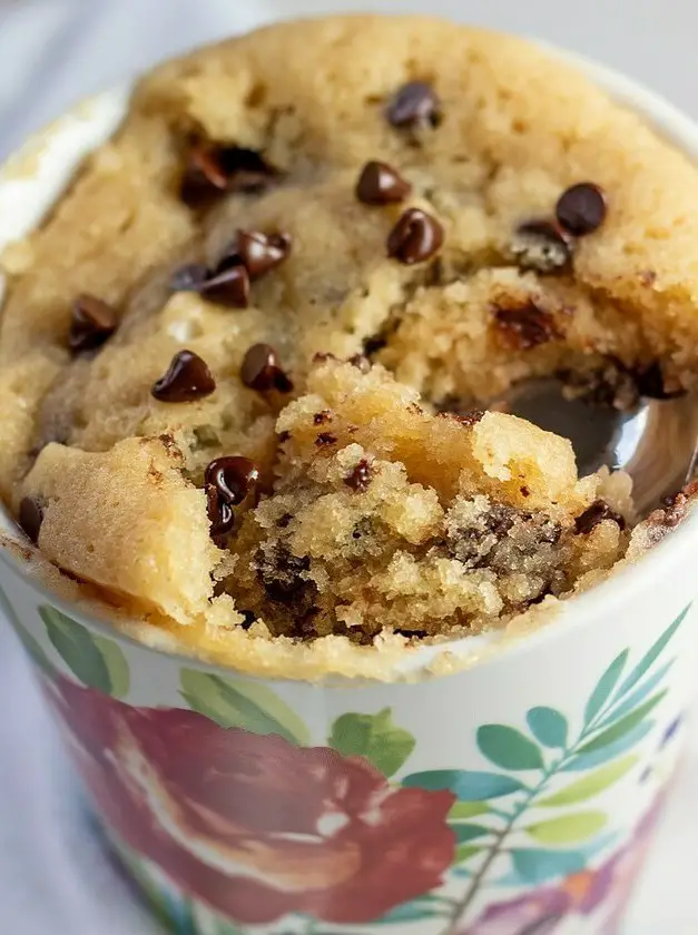 Chocolate Chip Mug Cake