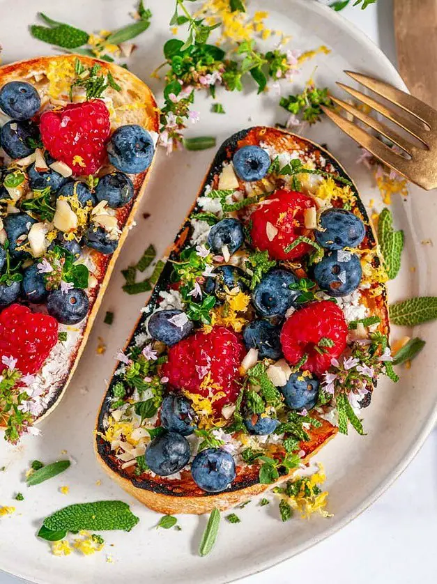 Lemon Berry Breakfast Toast