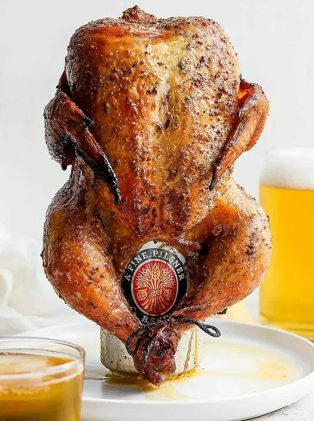 Smoked Beer Can Chicken