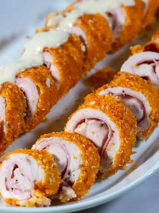 Chicken Cordon Bleu with Sauce