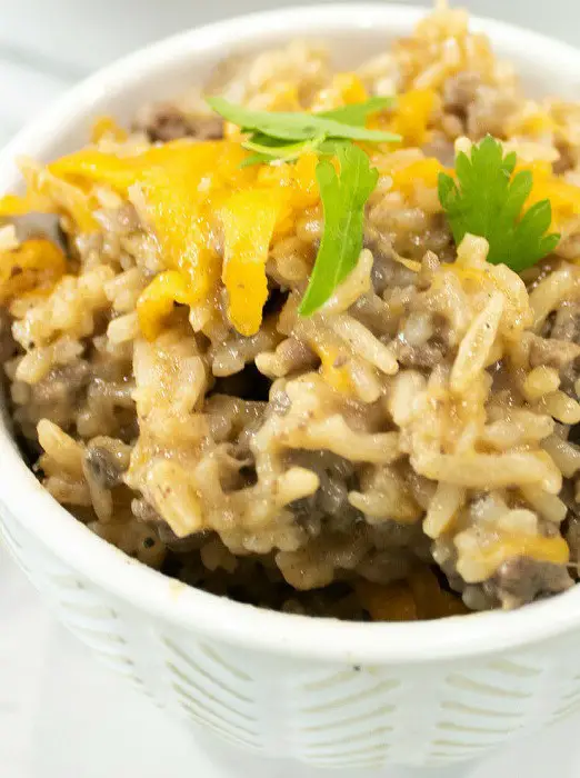 Creamy Beef and Rice Casserole