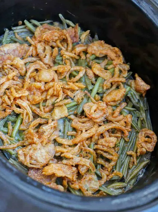 Slow Cooker Green Bean Casserole