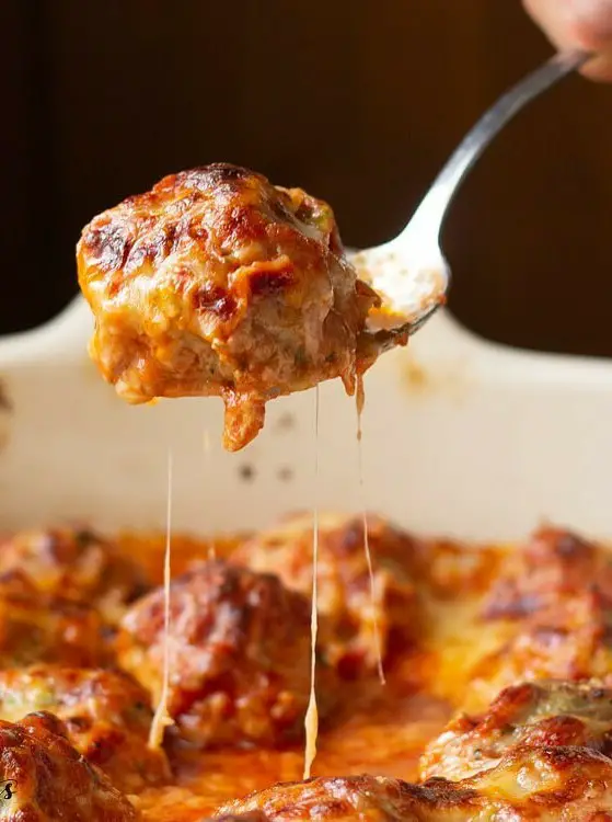 Keto Meatball Casserole