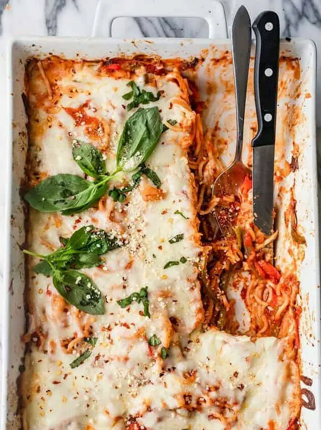 Easy Baked Spaghetti