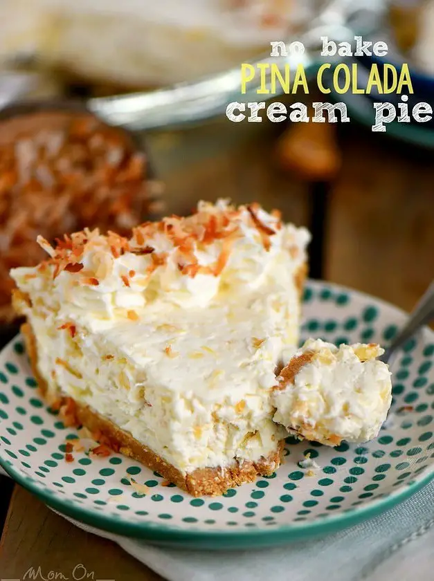 Pina Colada Cream Pie