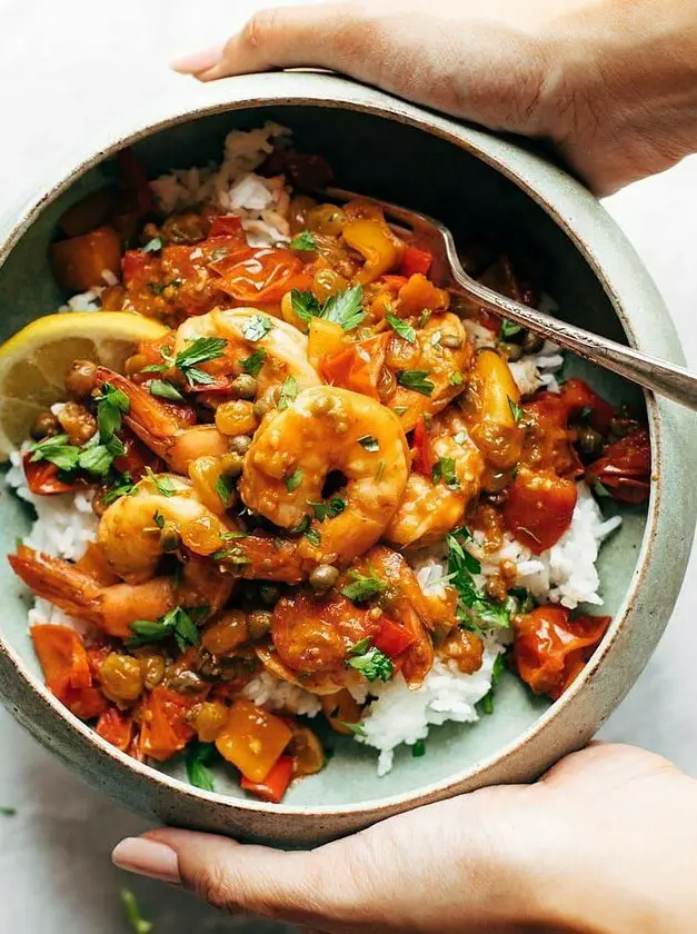 Spicy Shrimp Veracruz