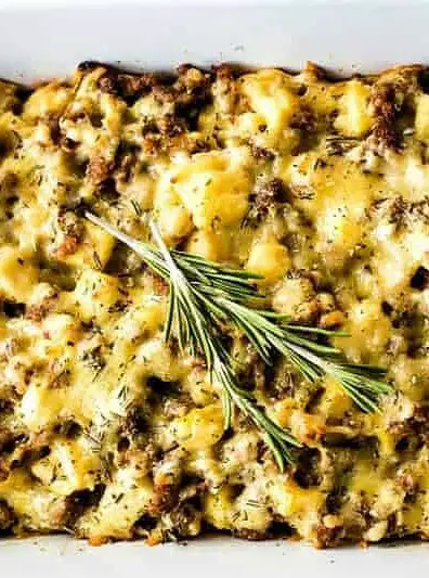 Sausage Apple Breakfast Casserole