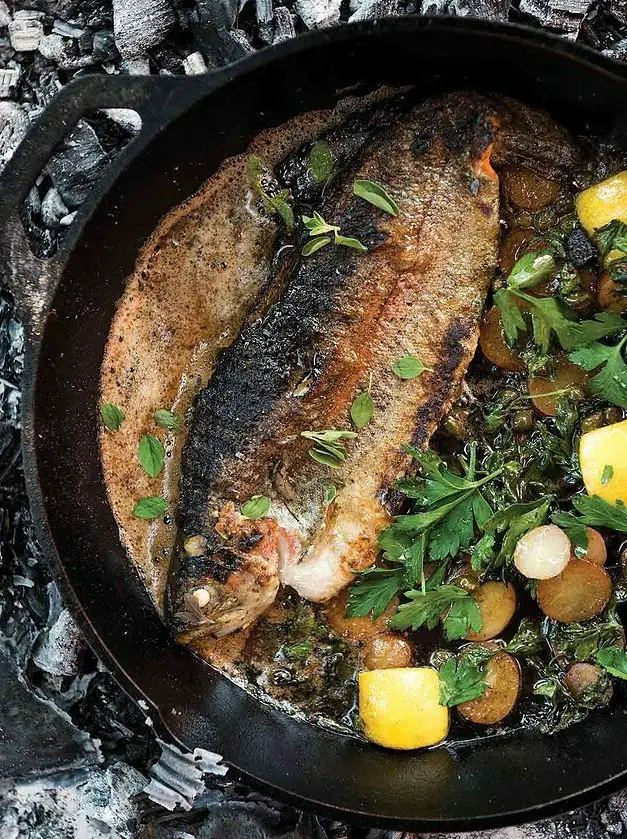 Grilled Whole Trout