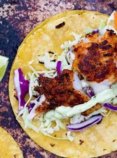 Traeger Grilled Blackened Fish Tacos