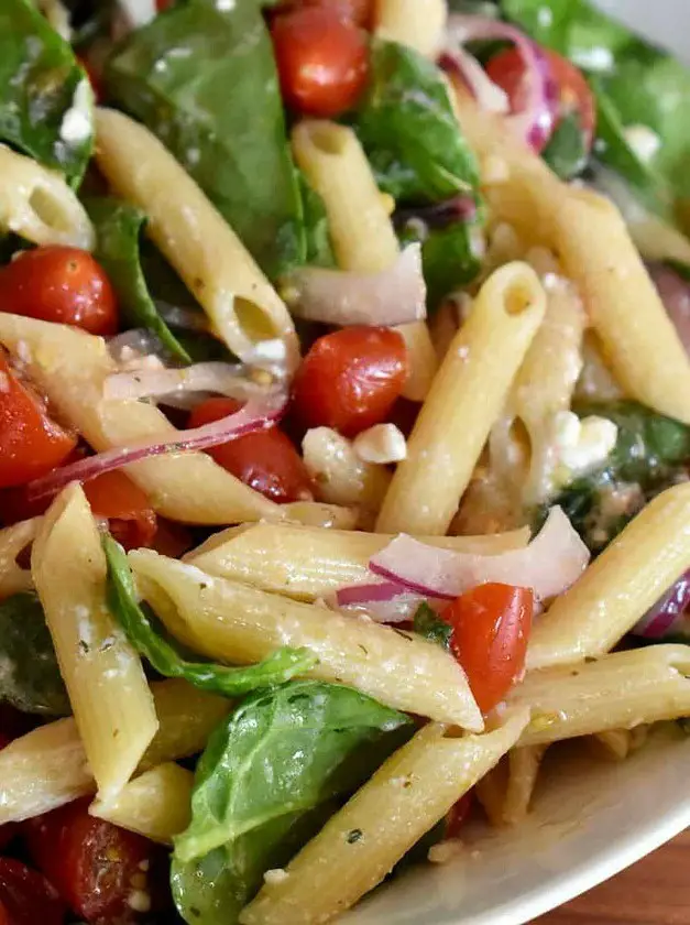 Spinach Pasta Salad