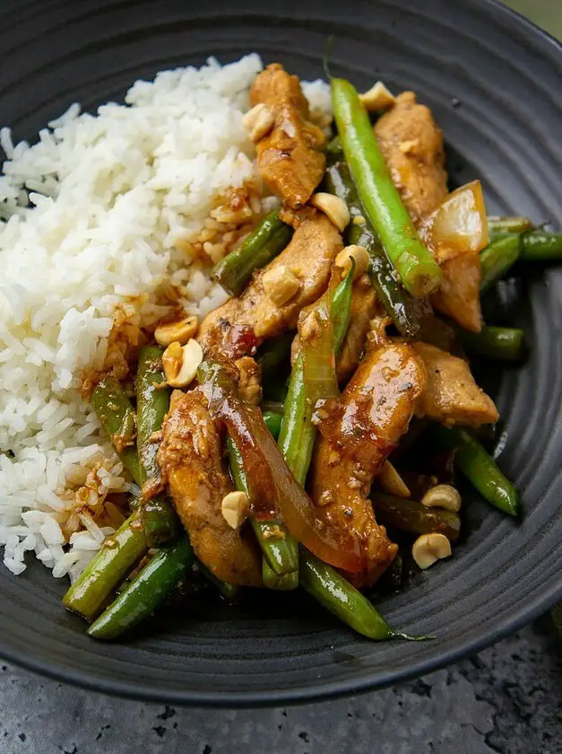 Stir Fried Chicken with Green Beans