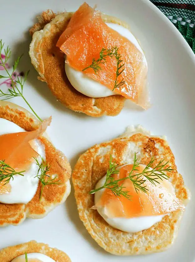 Smoked Salmon Blinis