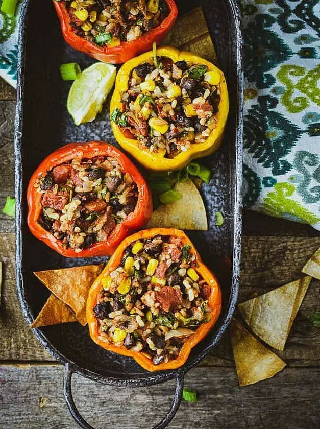 Vegan Stuffed Bell Peppers