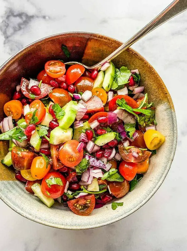 Chopped Middle Eastern Salad