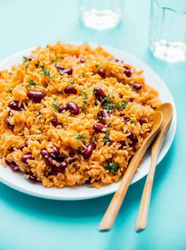 Easy Spanish Rice and Beans