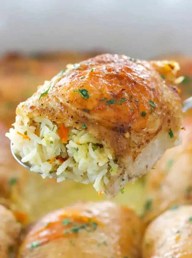 Elegant Chicken and Rice Dinner