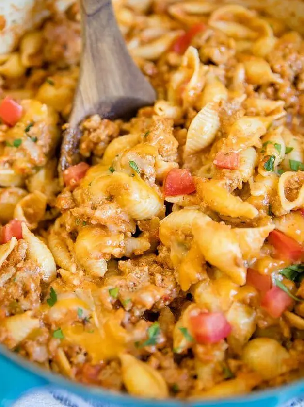 Turkey Taco Pasta