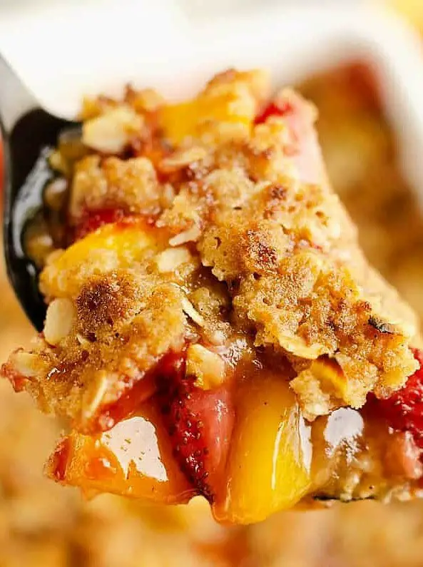 Strawberry Peach Crisp