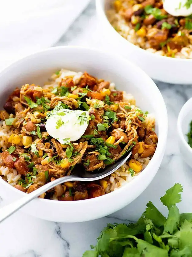 Slow Cooker Summer Chicken Chili