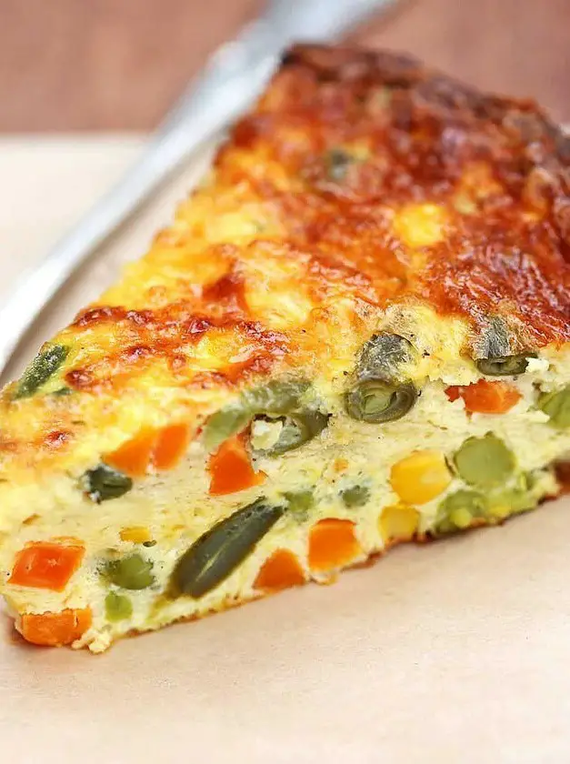 Crustless Vegetable Quiche