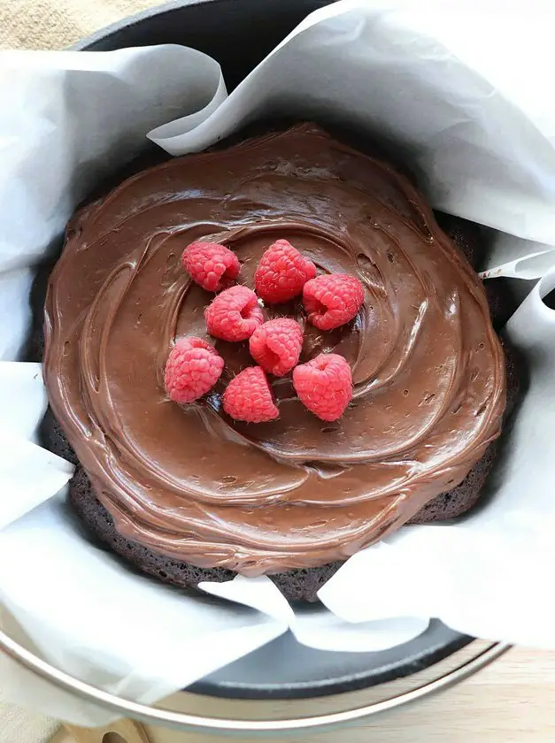 Dutch Oven Chocolate Cake