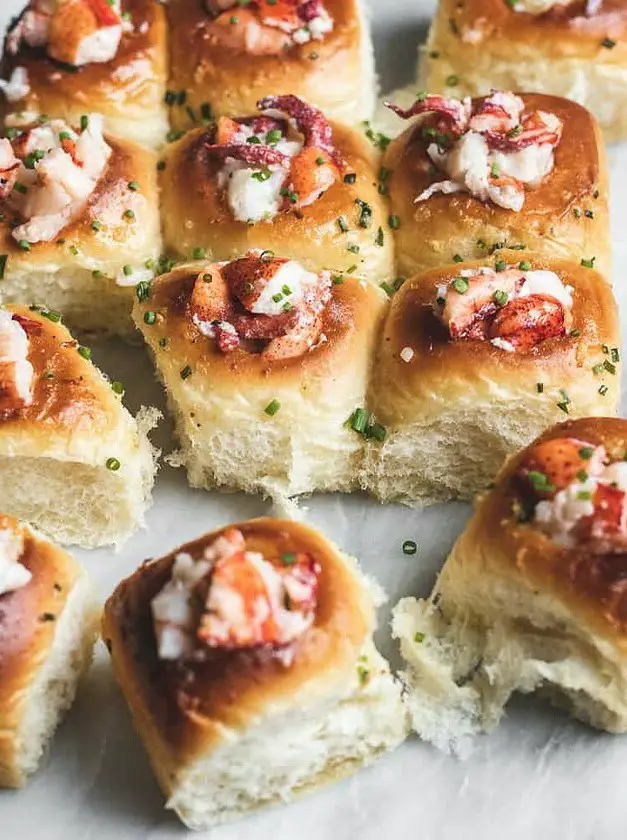 Pull Apart Lobster Sliders