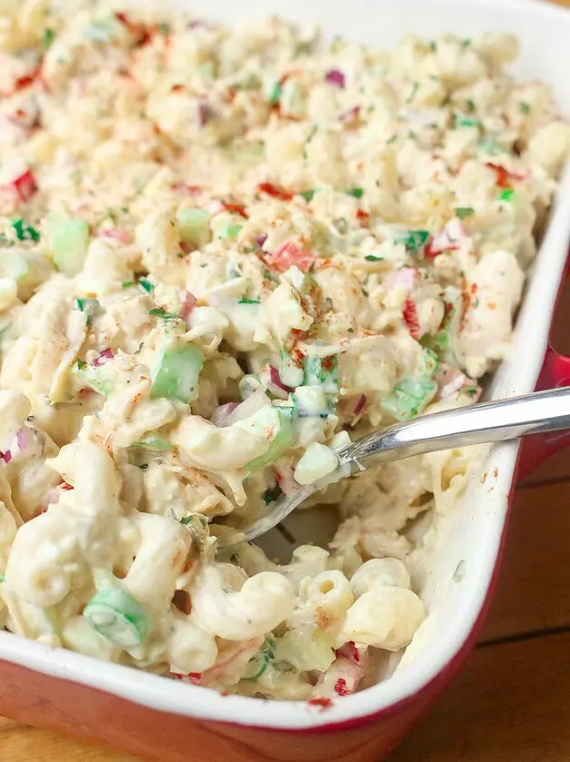 Cold Chicken Macaroni Salad