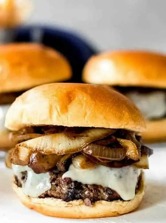 Mushroom Swiss Burger