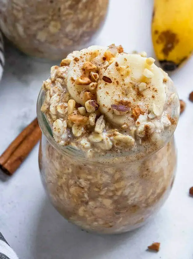 Banana Bread Overnight Oats